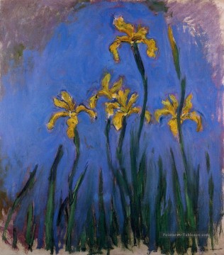  fleurs - Iris Jaune III Claude Monet Fleurs impressionnistes